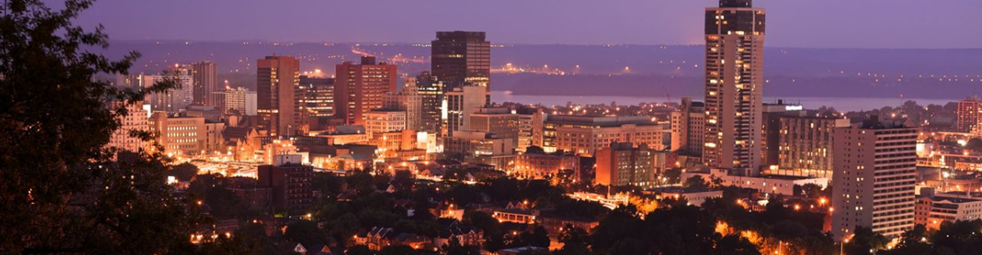 City of Hamilton at Night